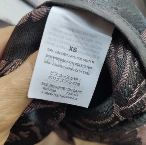 J.Crew Collection Jacquard Tie Waist Blazer - Picture 9 of 10